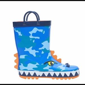 Kids dinosaur rain boots